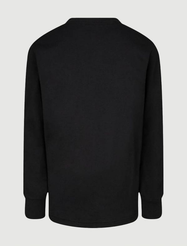 T-shirt manica lunga sportiva Converse - nero