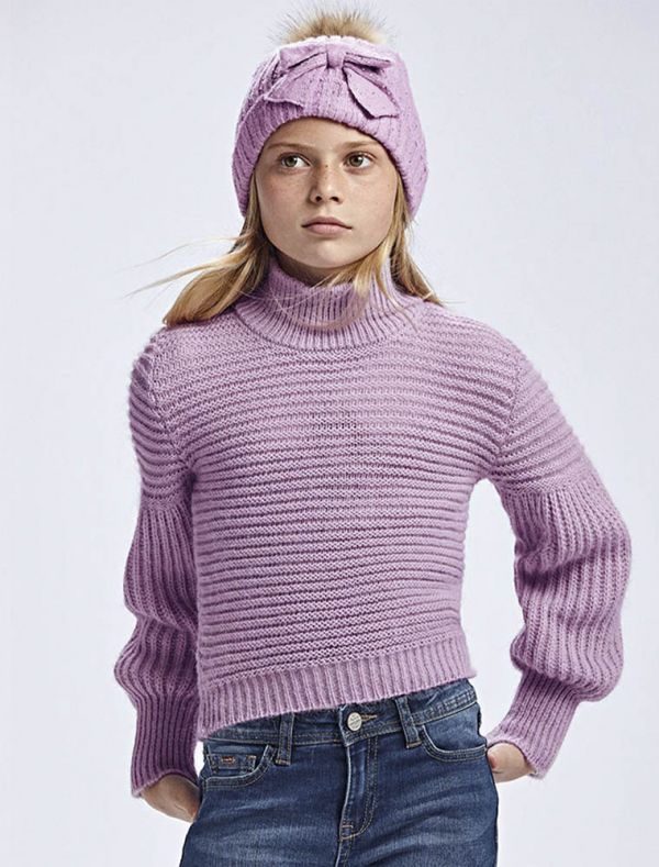 Pullover manica lunga Mayoral - lilla
