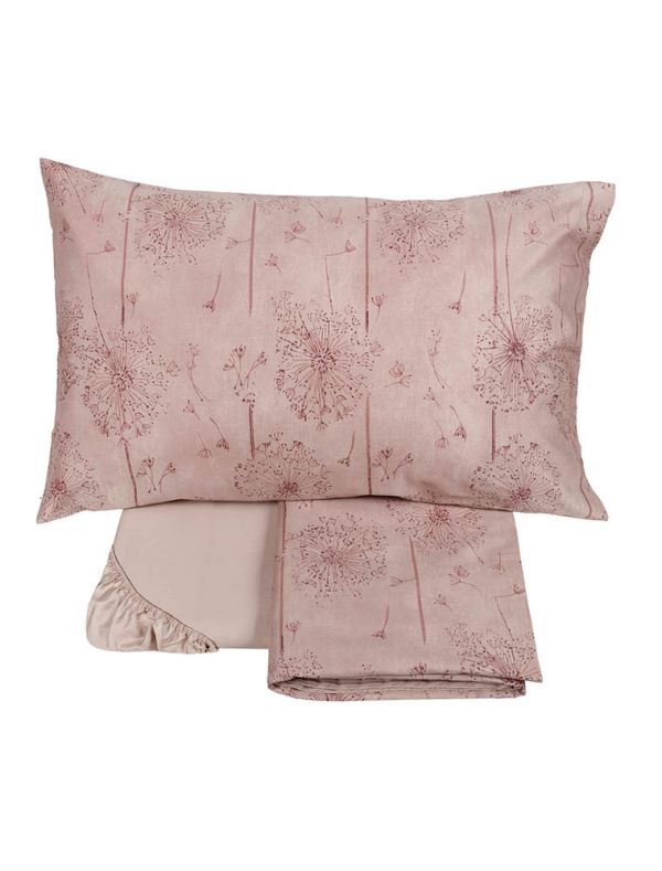 Completo lenzuola 2 piazze flanella - grigio