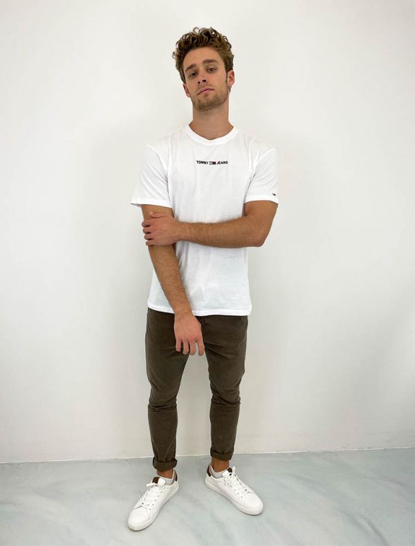 T-shirt manica corta Tommy Jeans - white