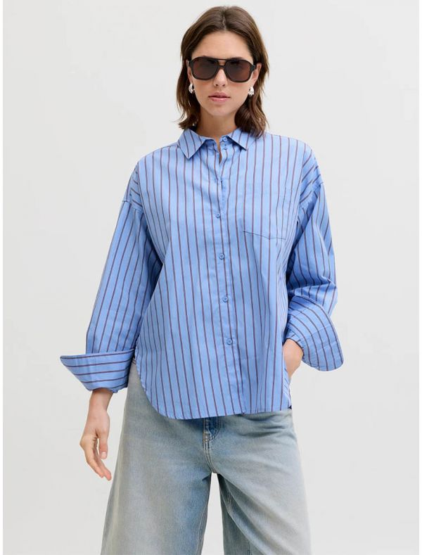 Camicia manica lunga Jjxx - blu denim