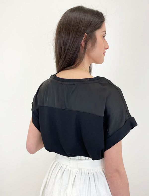Maglia manica corta Sandro Ferrone - nero