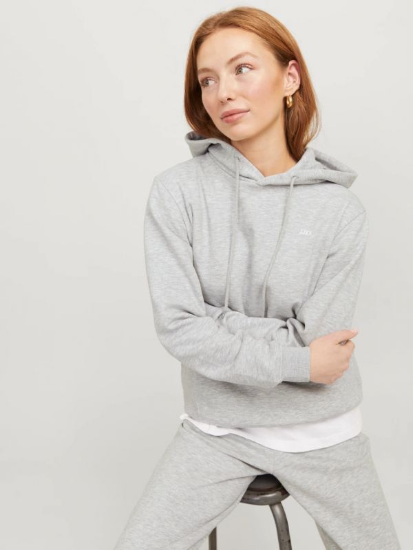 Maglia in felpa cappuccio Jjxx - light grey melange