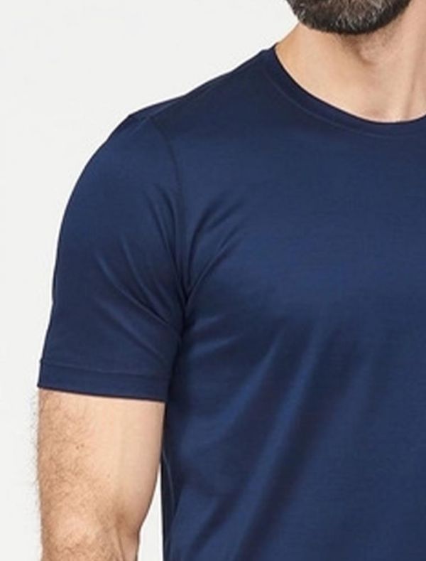 T-shirt manica corta Gran Sasso - blu