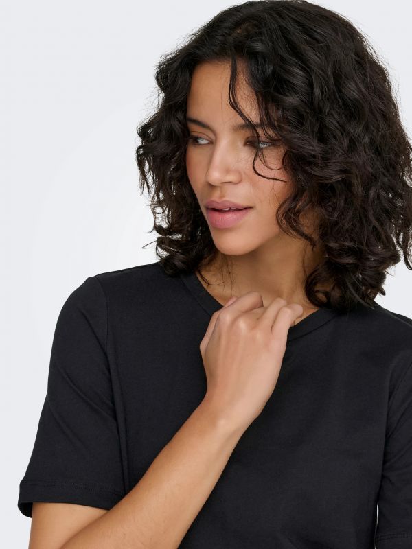T-shirt manica corta Only - black