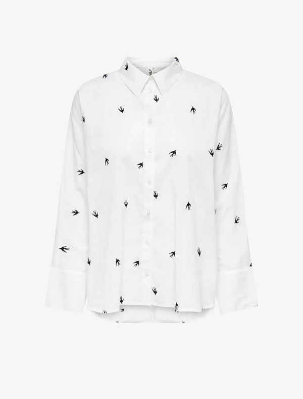 Camicia manica lunga Only - bright white