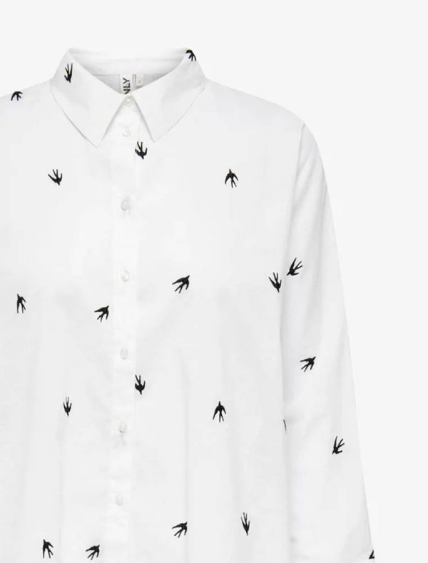 Camicia manica lunga Only - bright white