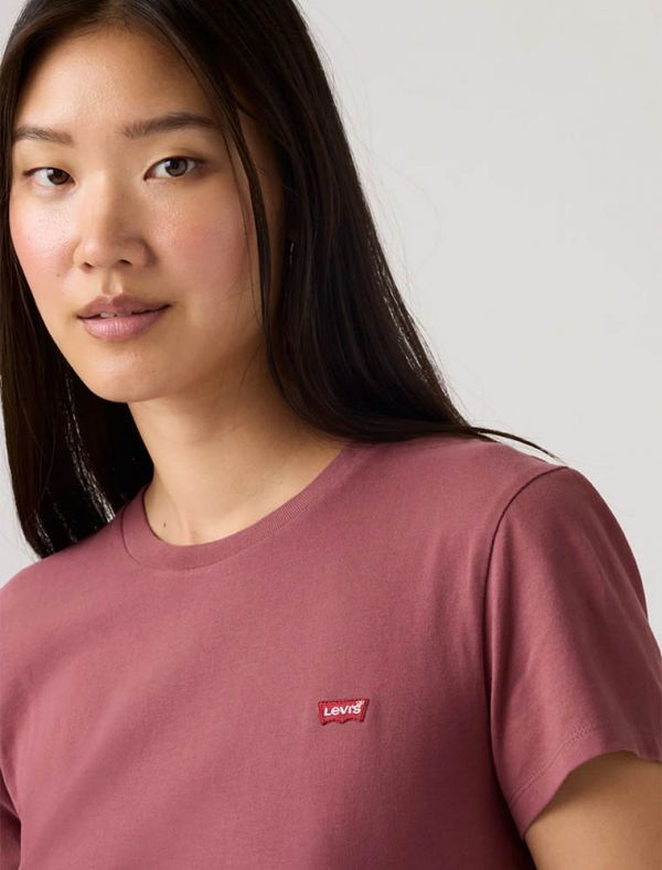 T-shirt manica corta Levi's - vinaccia