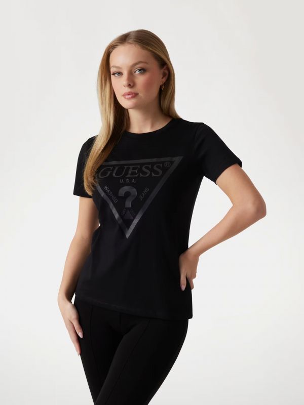 T-shirt manica corta sportiva Guess Sport - black