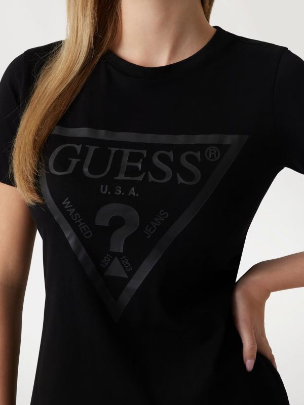 T-shirt manica corta sportiva Guess Sport - black