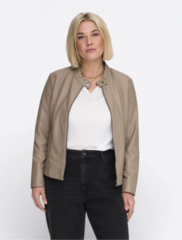 Giubbino ecopelle Only - Carmakoma - corda