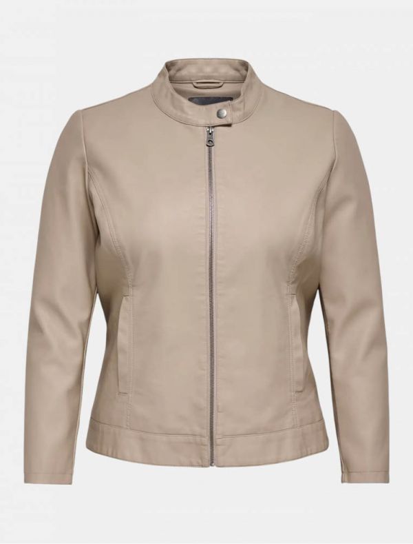 Giubbino ecopelle Only - Carmakoma - corda