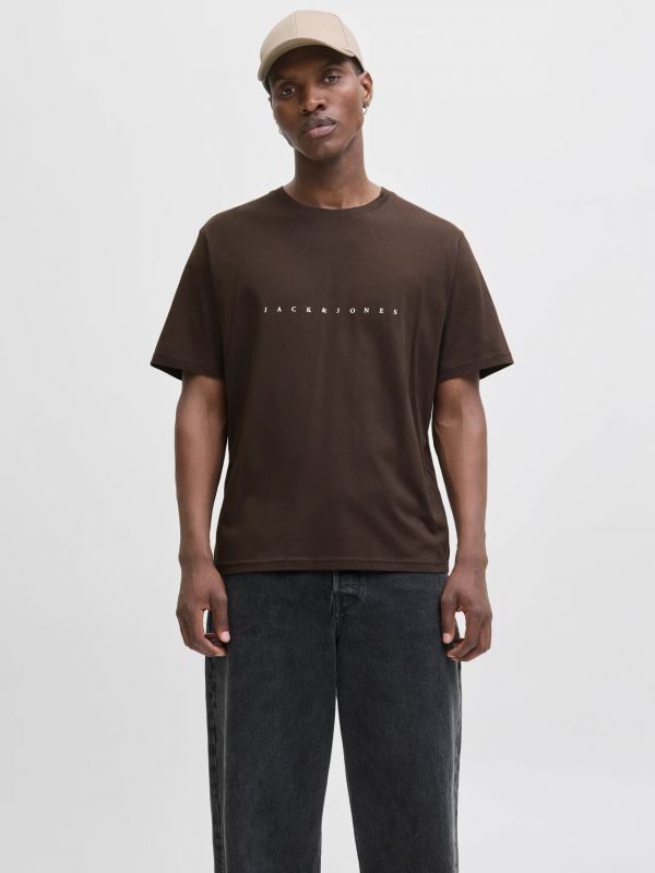 T-shirt manica corta Jack & Jones - marrone
