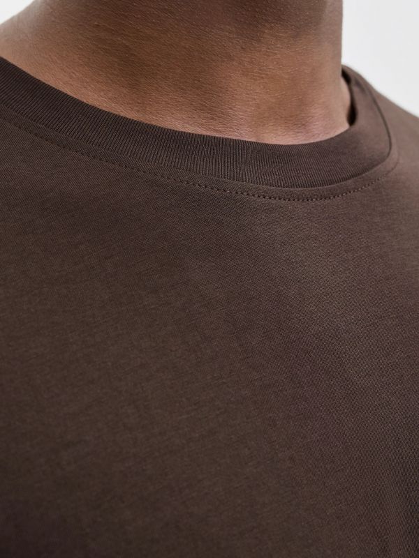 T-shirt manica corta Jack & Jones - marrone