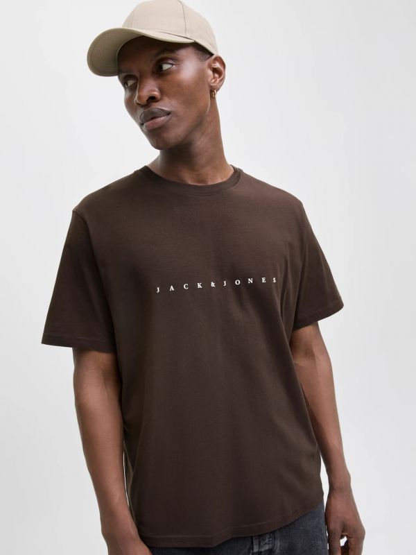 T-shirt manica corta Jack & Jones - marrone