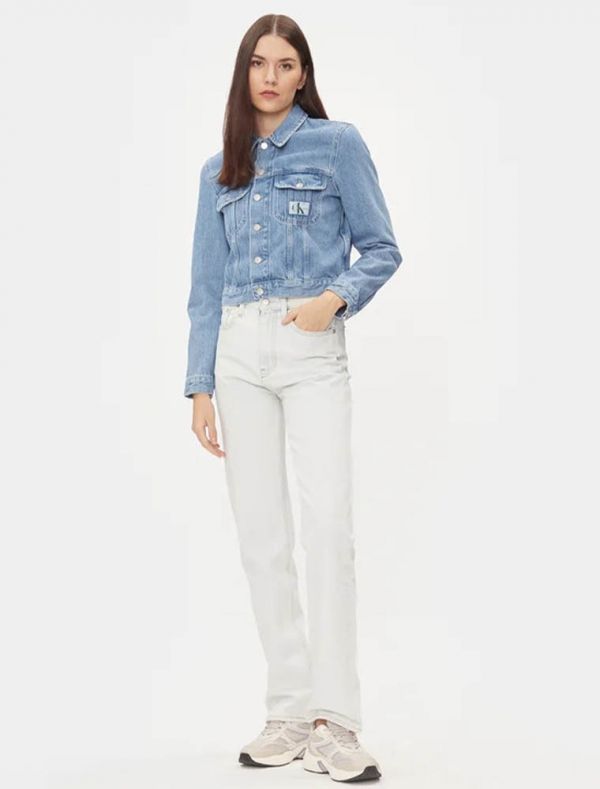 Giubbino in jeans Calvin Klein - blu chiaro