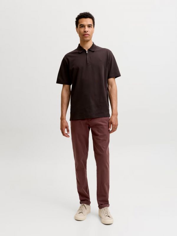 Pantalone casual Jack & Jones - cioccolato