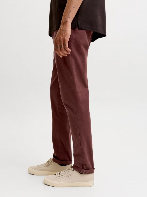 Pantalone casual Jack & Jones - cioccolato