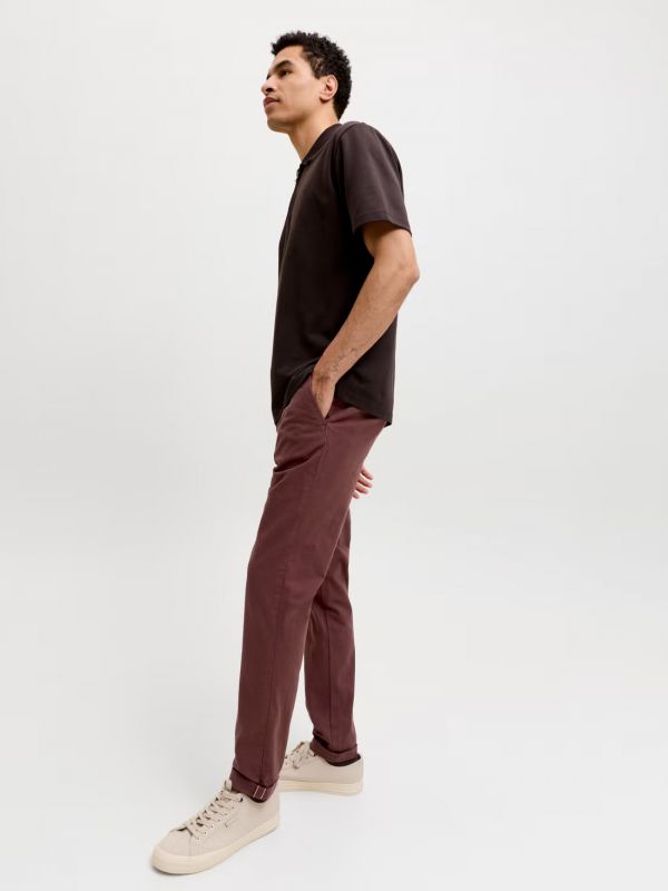 Pantalone casual Jack & Jones - cioccolato