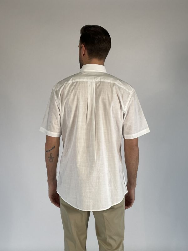 Camicia manica corta casual Fynch-hatton - bianco