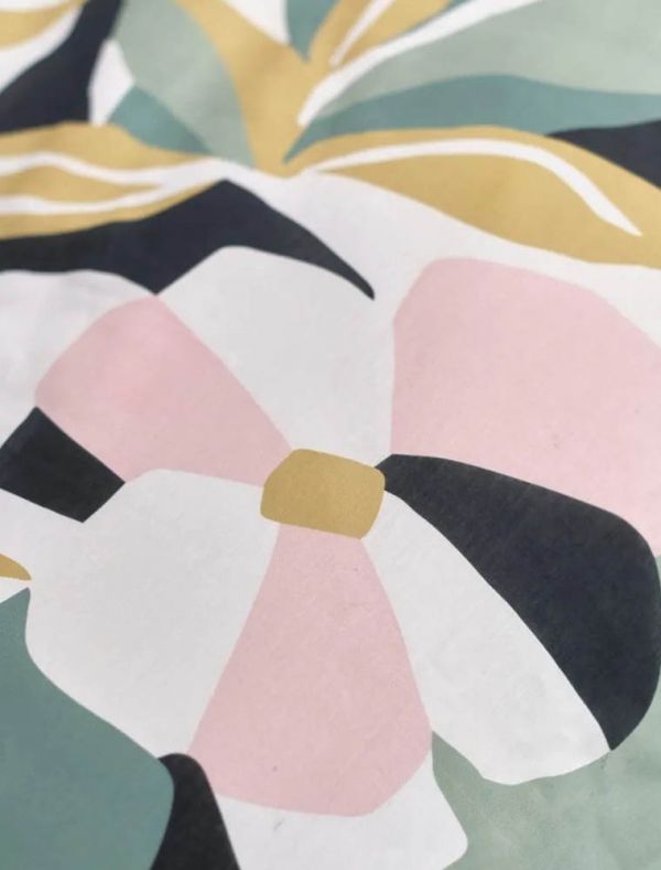 Copripiumino 2 piazze Bianca-sisu - salvia