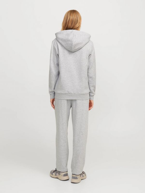 Maglia in felpa zip cappuccio Jjxx - light grey melange