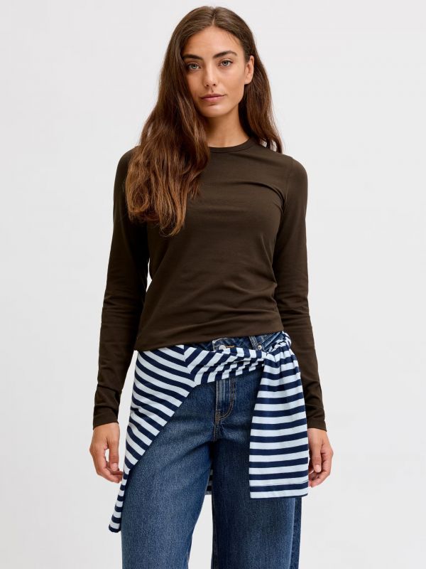 Maglia manica lunga Jjxx - marrone