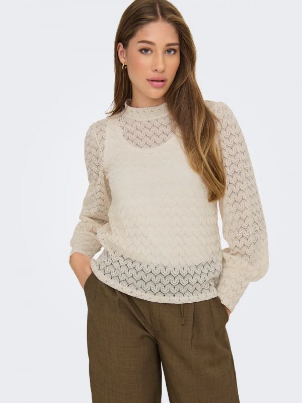 Camicia manica lunga giovane Jdy - sand