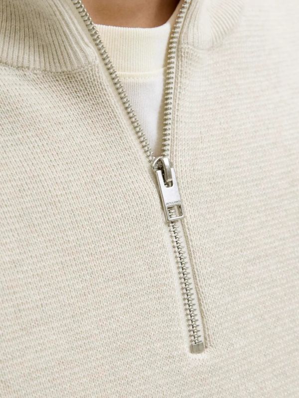 Lupetto zip Jack & Jones - cloud dancer