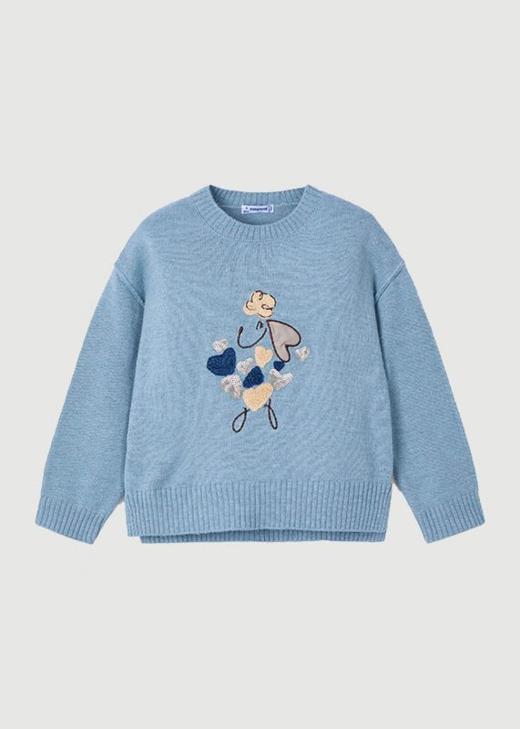 Maglia manica lunga Mayoral - celeste