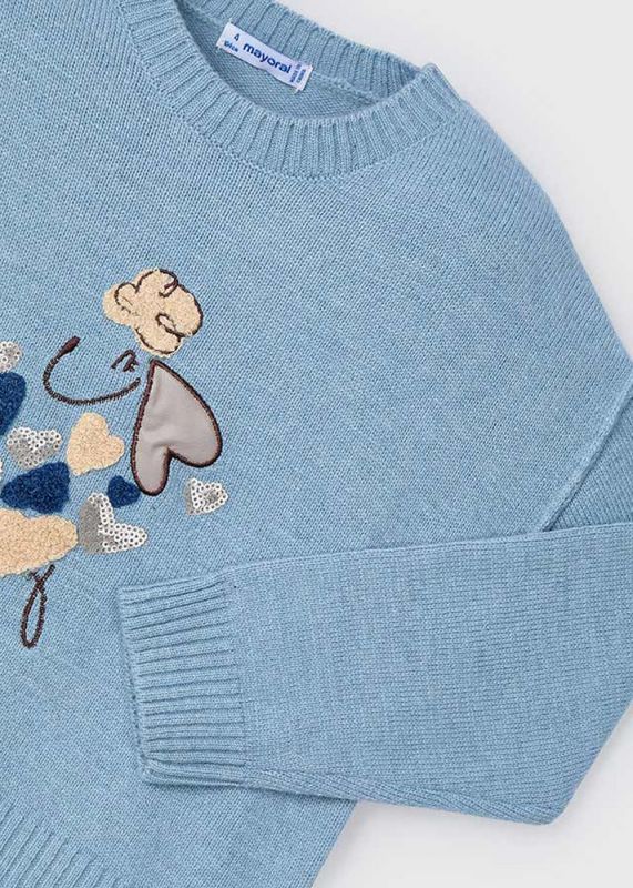 Maglia manica lunga Mayoral - celeste