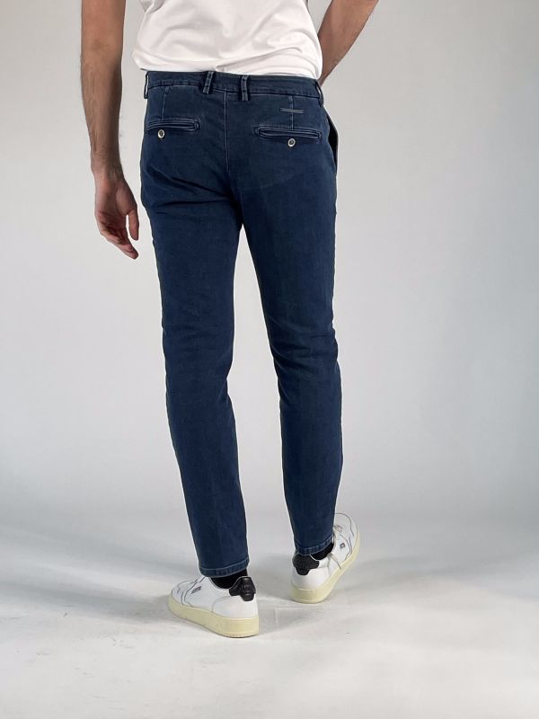 Pantalone jeans Teleria Zed - denim scuro