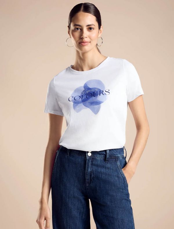 T-shirt manica corta Street One - bluette
