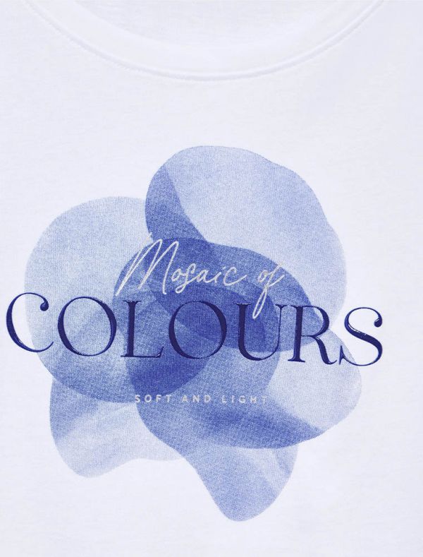 T-shirt manica corta Street One - bluette