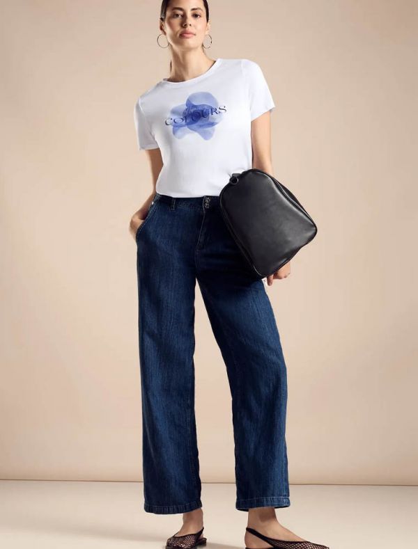 T-shirt manica corta Street One - bluette