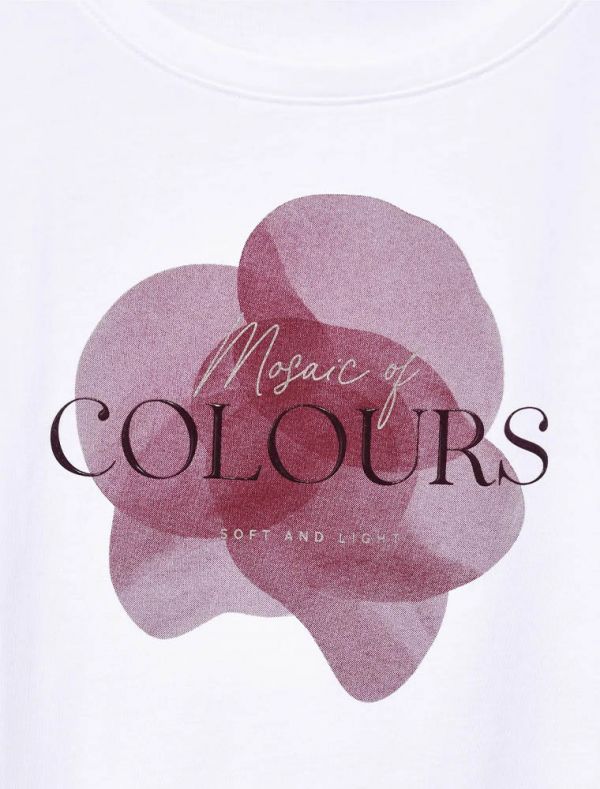 T-shirt manica corta Street One - viola