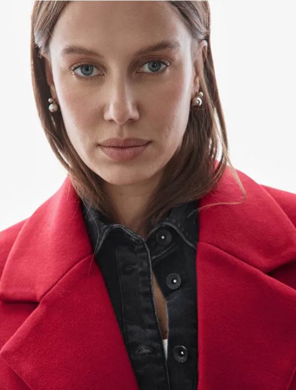 Cappotto Street One - rosso