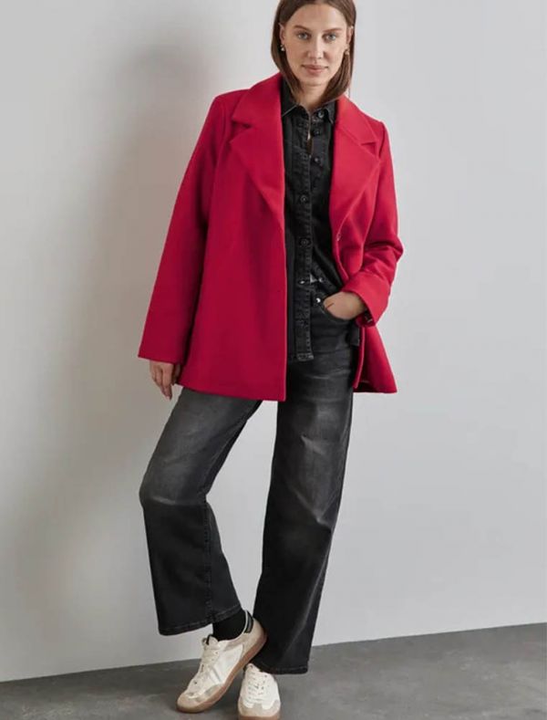 Cappotto Street One - rosso