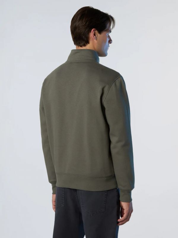 Maglia in felpa aperta North Sails - forest night