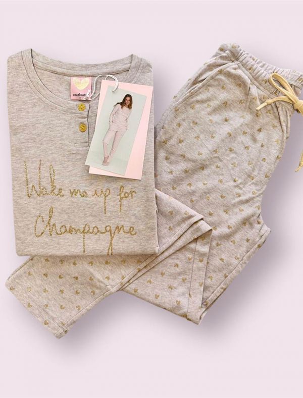 Pigiama lungo Noidinotte - beige