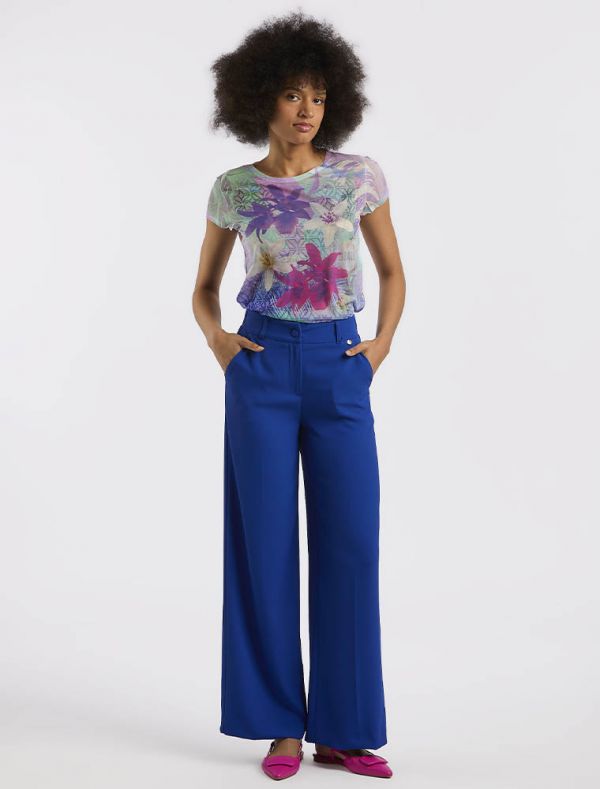 Pantalone Rinascimento - blu cina