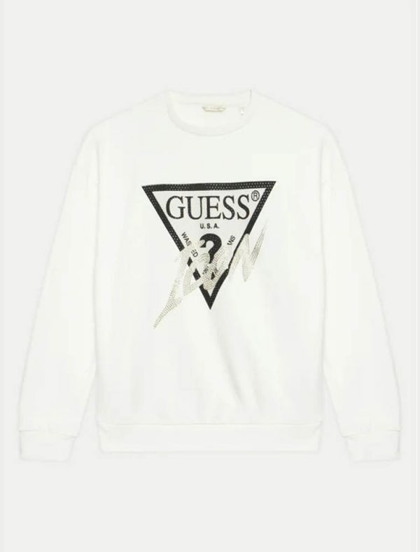 Maglia in felpa Guess - crema