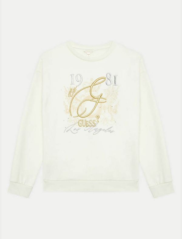 Maglia in felpa Guess - crema
