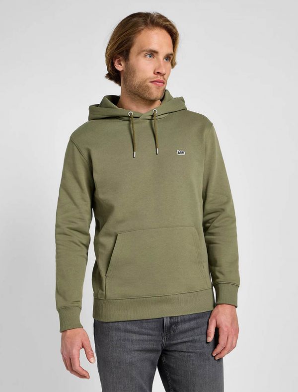 Maglia in felpa cappuccio Lee - green