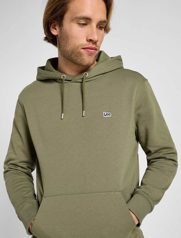 Maglia in felpa cappuccio Lee - green