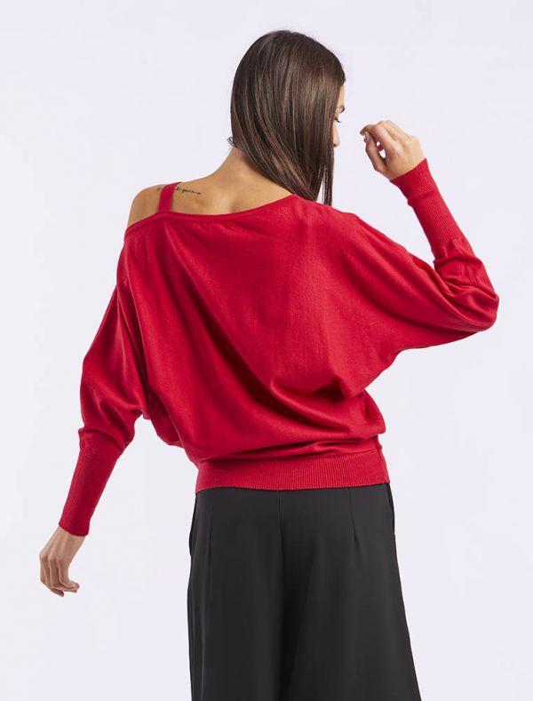 Maglia manica lunga Fly Girl - ciliegia