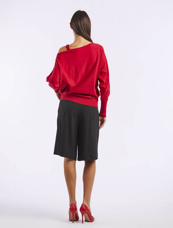 Maglia manica lunga Fly Girl - ciliegia