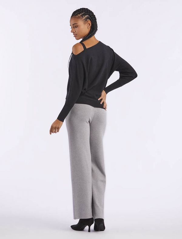 Maglia manica lunga Fly Girl - nero