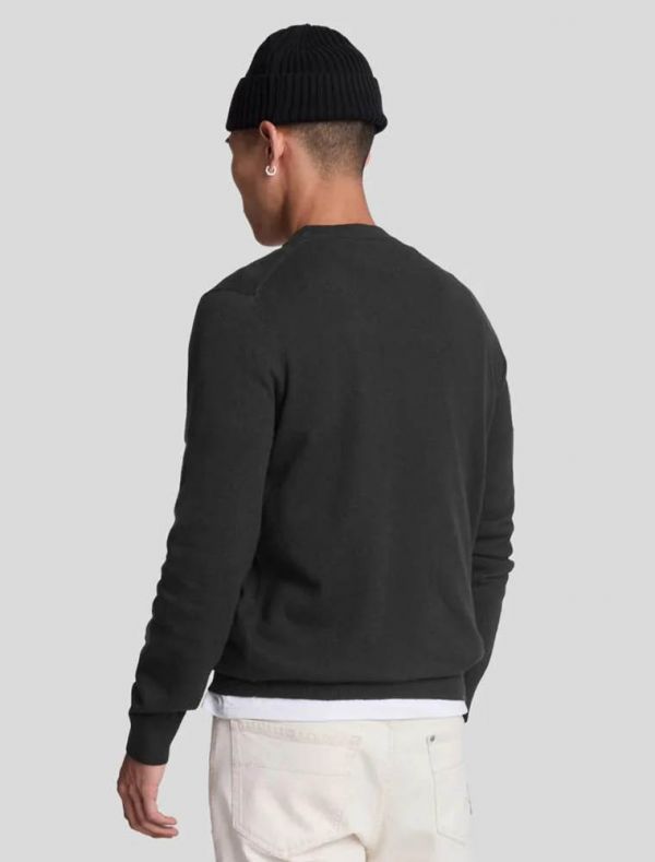 Maglia manica lunga casual Lyle&scott - black