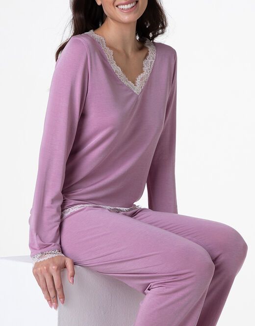 Pigiama lungo Lovable - rosa